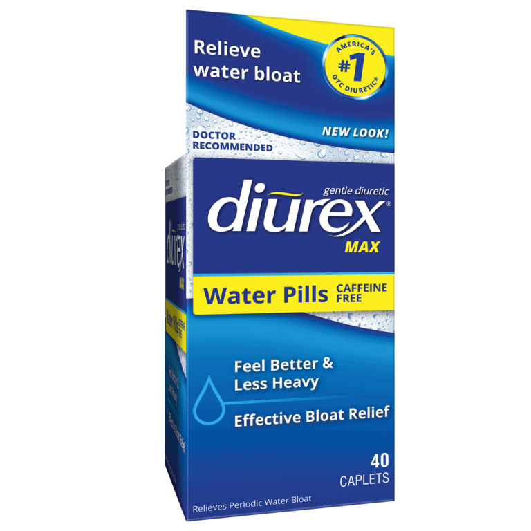 Diurex review water pill packaging