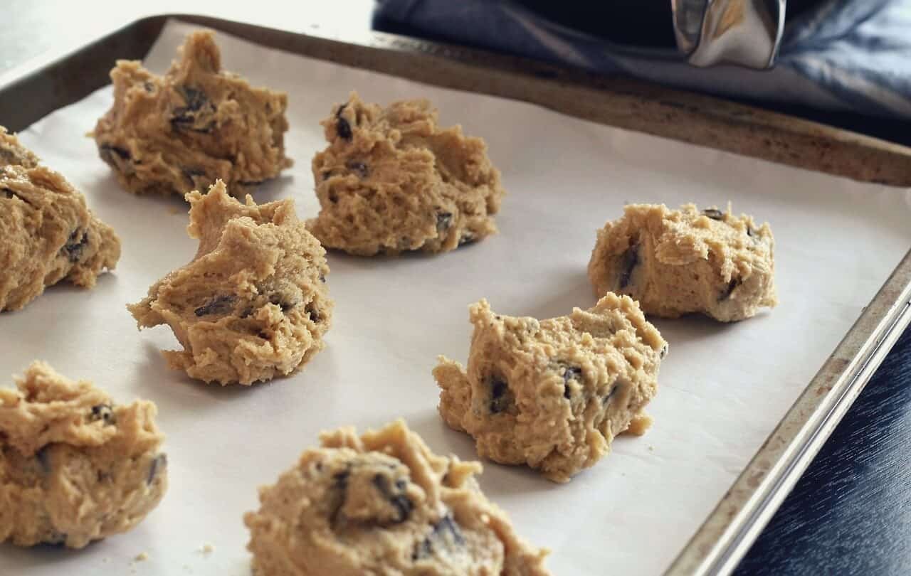 coconut flour chocolate chip cookie dough