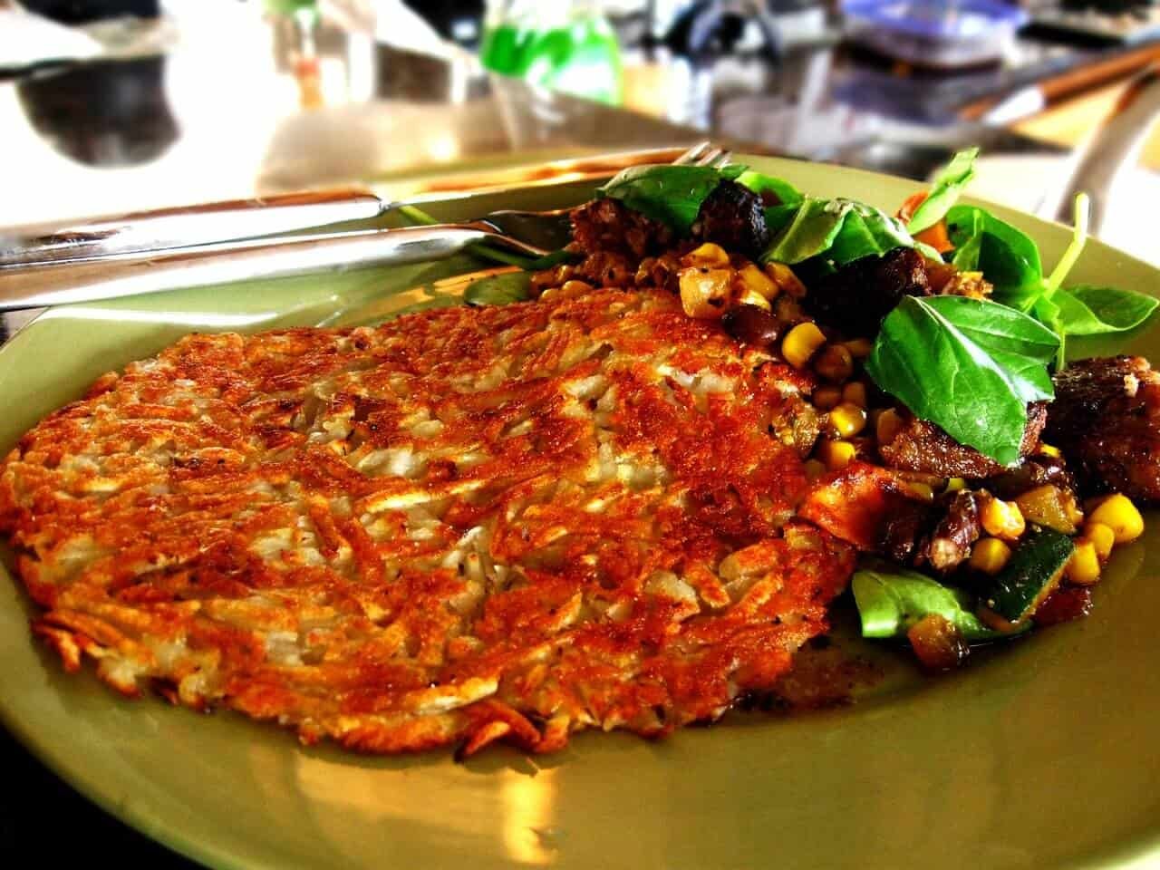hash brown radish