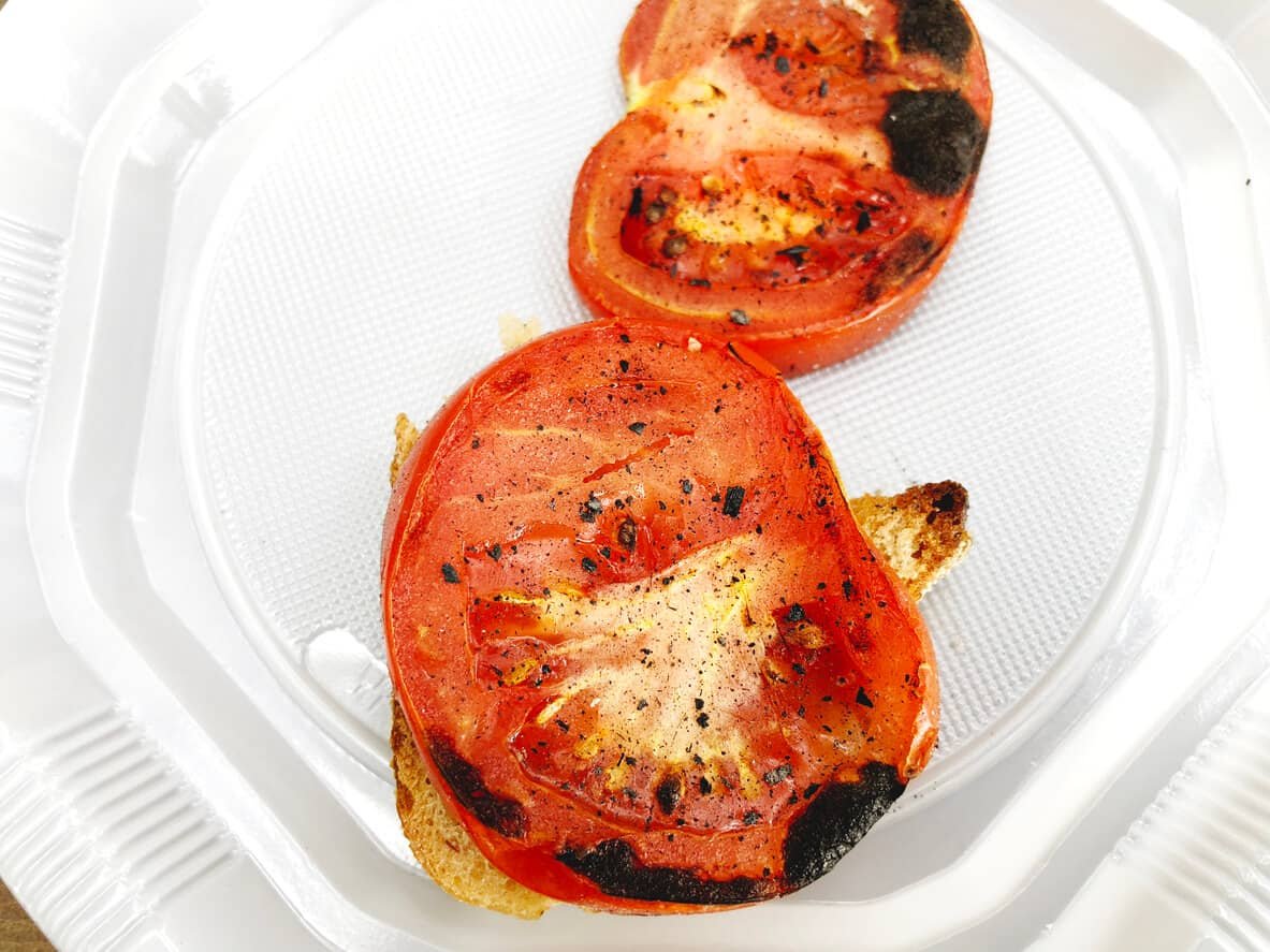 parmesan tomato crisps