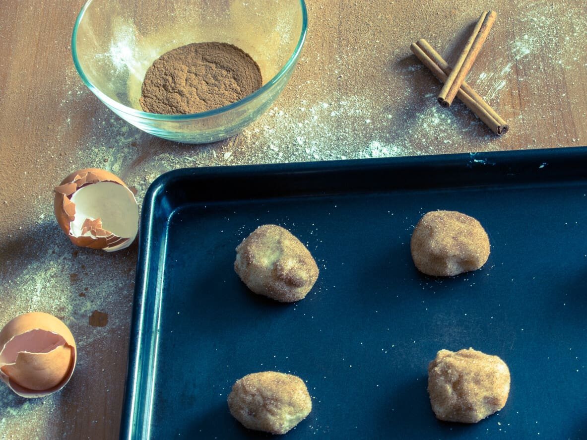 snickerdoodle cookie dough bites