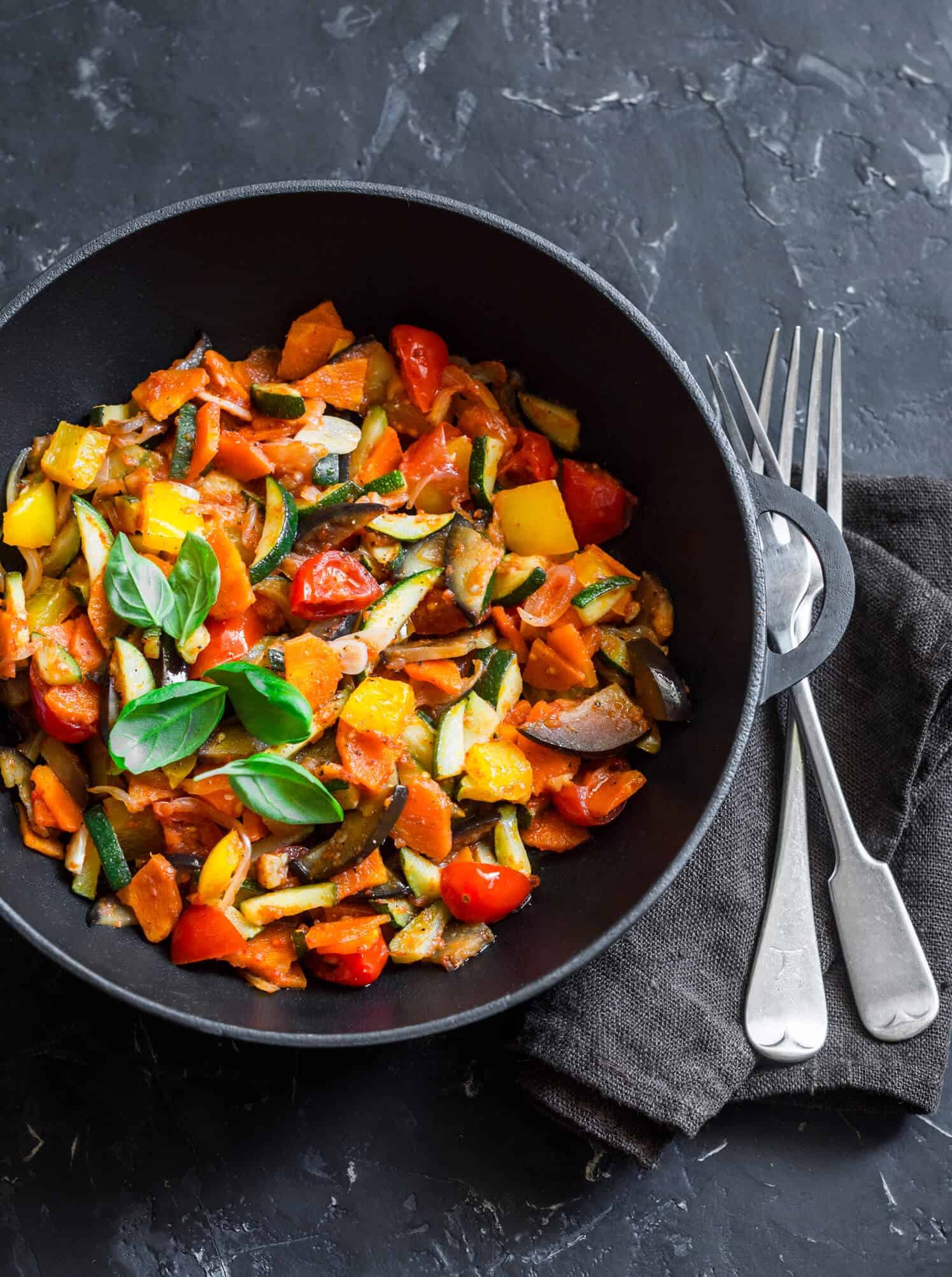 spicy vegetable skillet