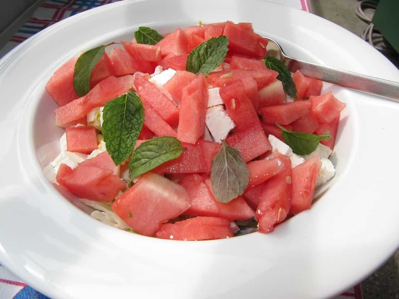 watermelon and feta salad