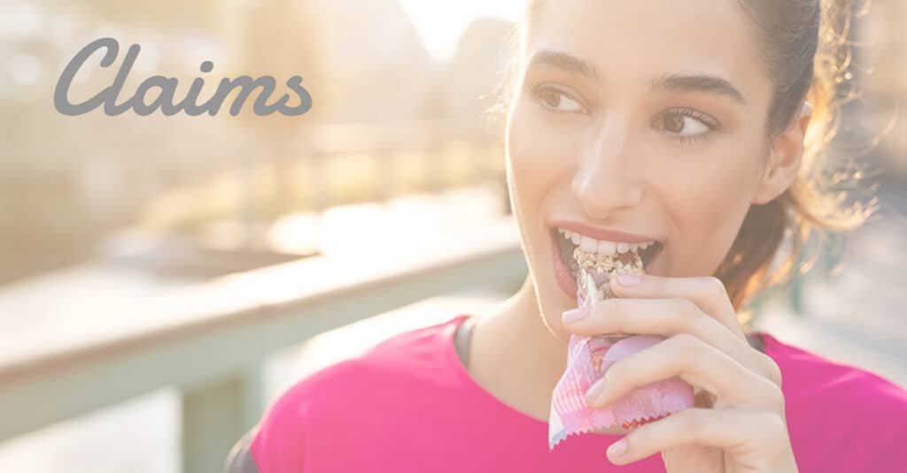 Alani Nu Protein Bars claims