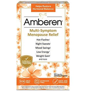 Amberen review menopause relief supplement