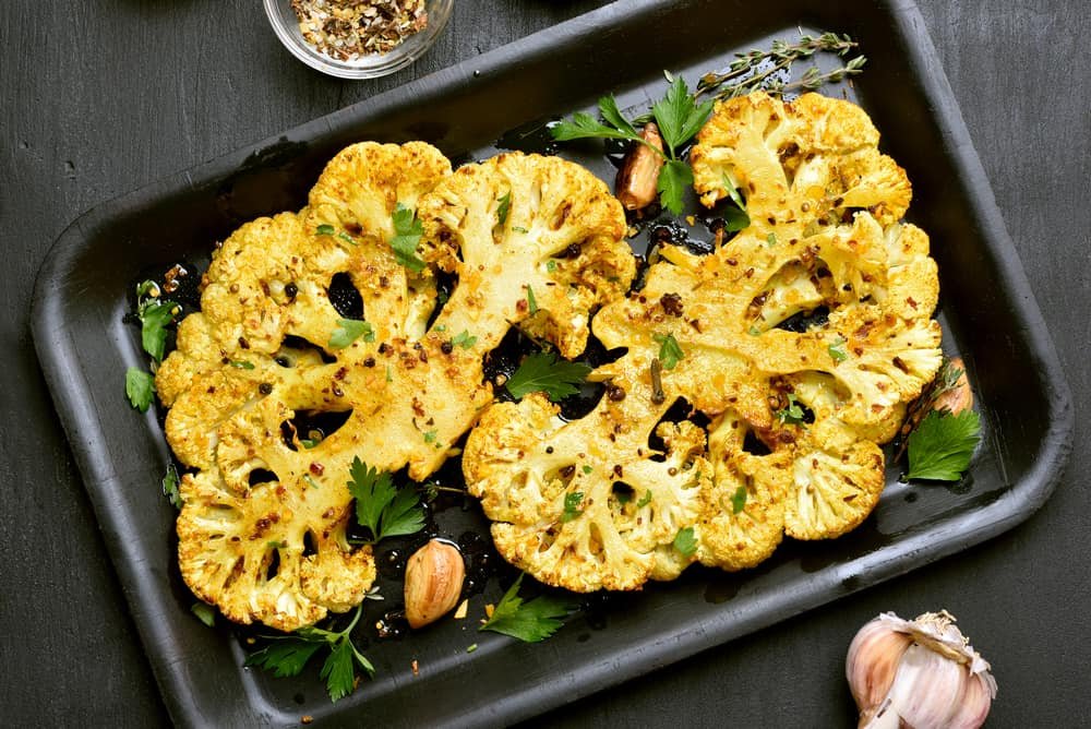 Baked cauliflower