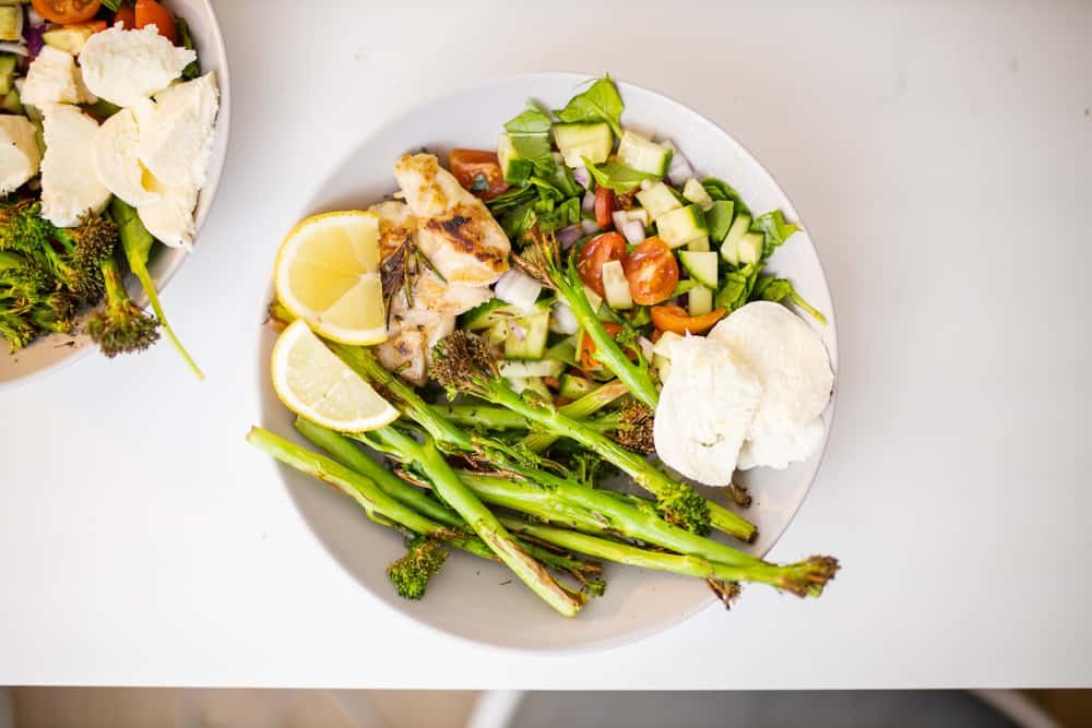Garlic green chicken