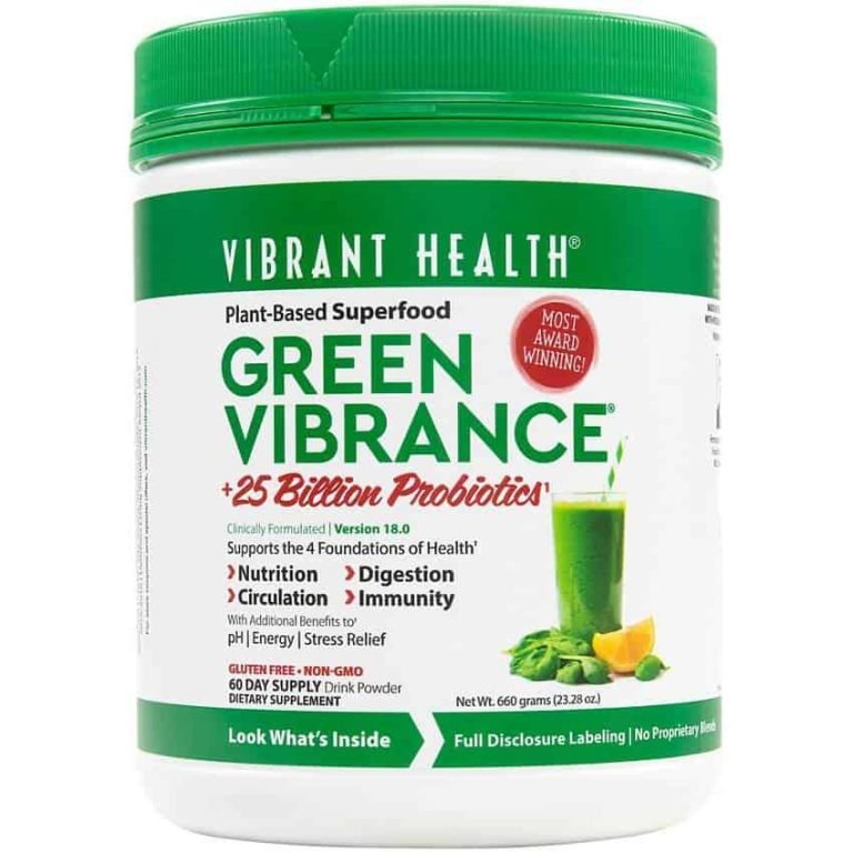 Green Vibrance review plant-based greens powder