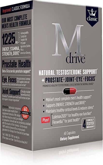 Mdrive review men's testosterone support supplement