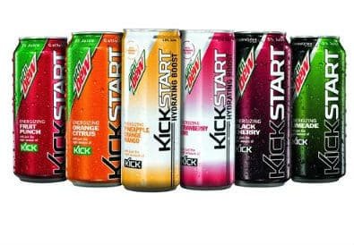 Mountain Dew Kickstart review energy drink