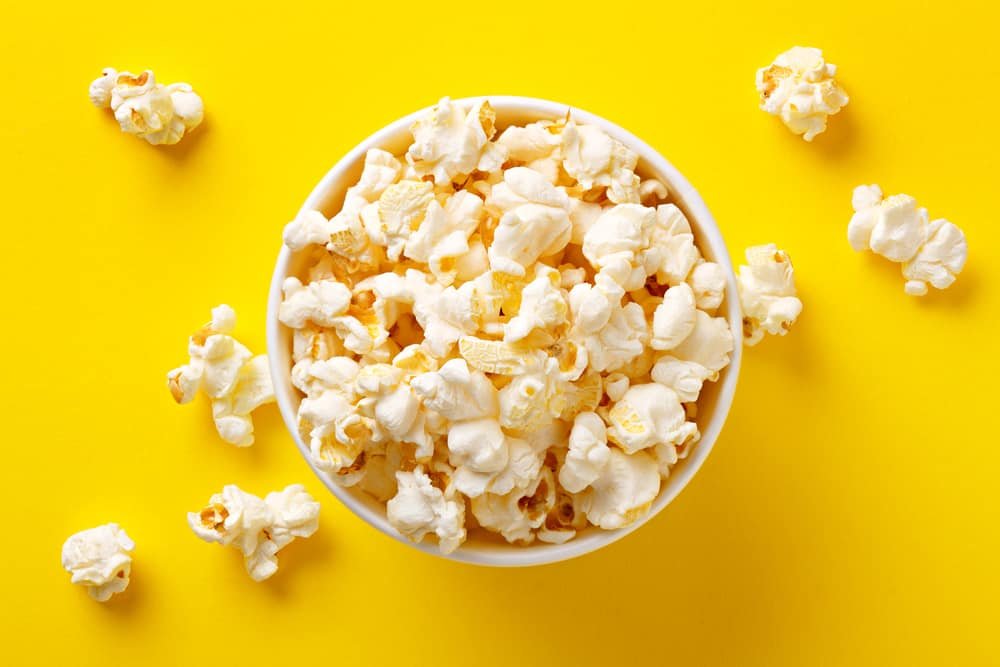 Popcorn as a snack