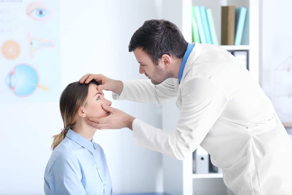 Eye doctor visit