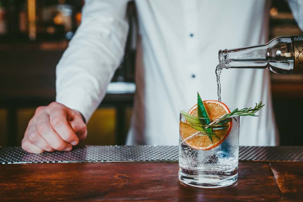 Standard gin drink