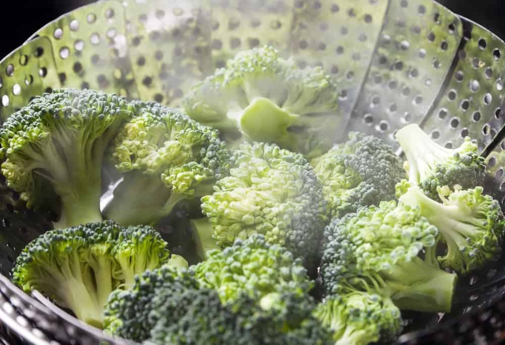 Steamed broccoli
