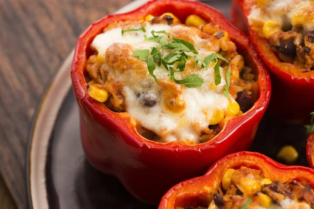 Taco stuffed peppers