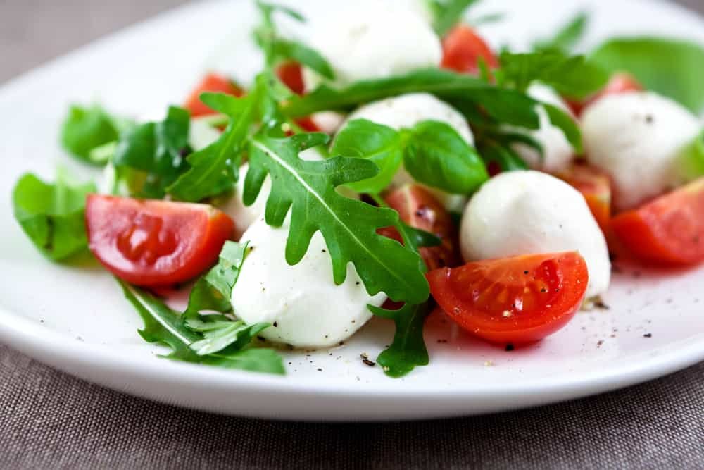Tomato mozzarella salad